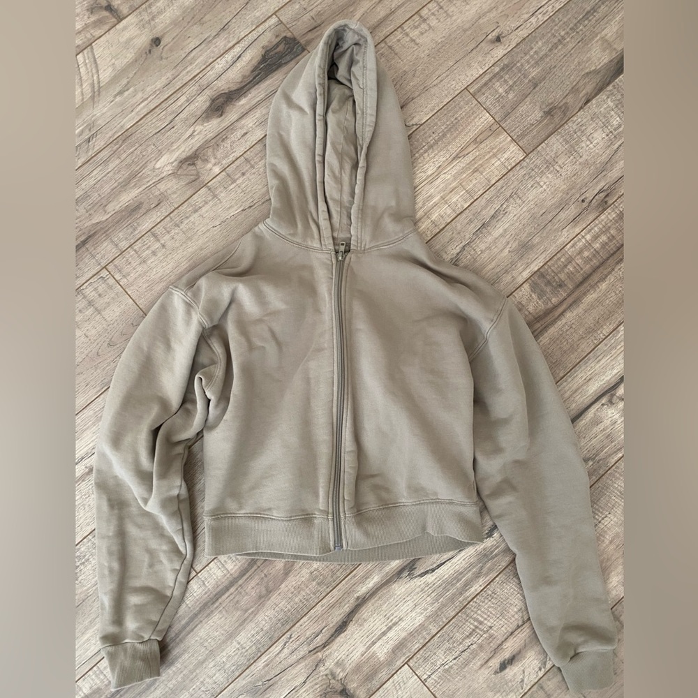SKIMS outdoor fleece zip up